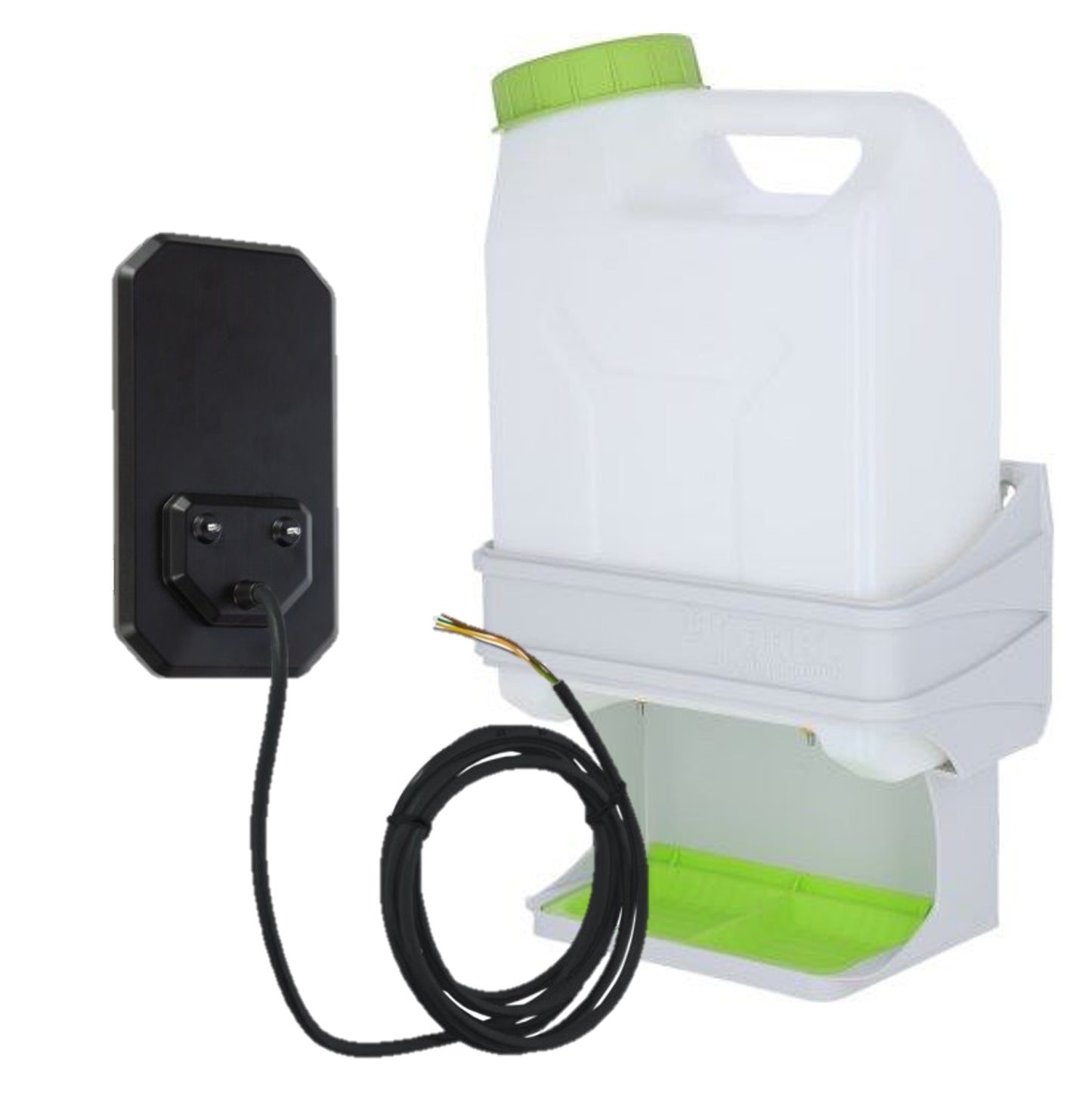 Hühnertränke Set mit Heizung und Füllstandsensor für Smart Coop Steuerung (ba)