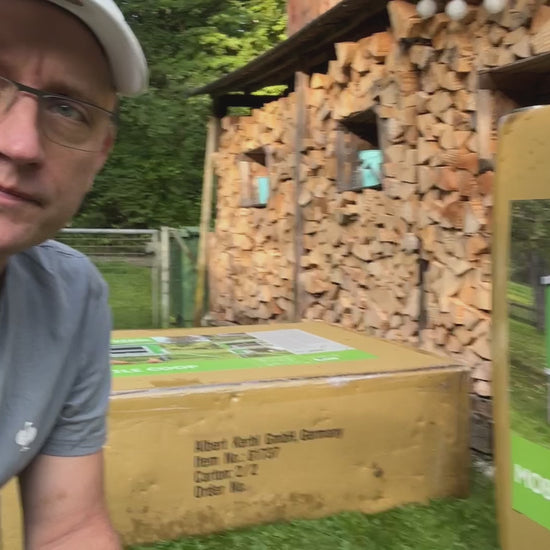 Kerbl SmartCoop Hühnerstall Unboxing und Zusammenbau, Montage des Kunststoff Hühnerstalls, Vergleich mit Omlet Cube Mk2, Smarthuhn-Hühnerstall-Test